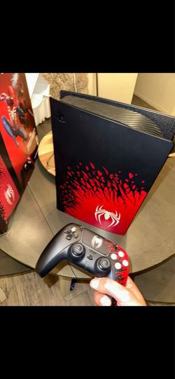 PS5 Spider-Man edition with carbon fiber