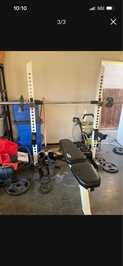 New bench with weights