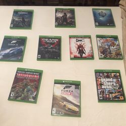 Xbox One Games, Forza, GTAV, Gears Of War, Sunset Overdrive 