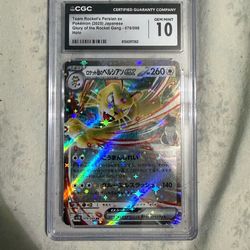CGC 10 Gem Mint Team Rocket’s Persion ex 079/098 Japanese