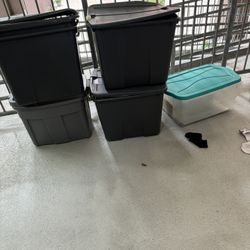 Storage Bins 7 Each