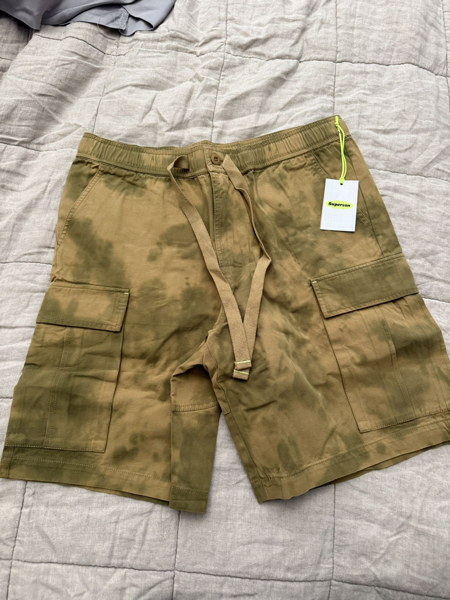 Supervsn Cargo Shorts- Curry