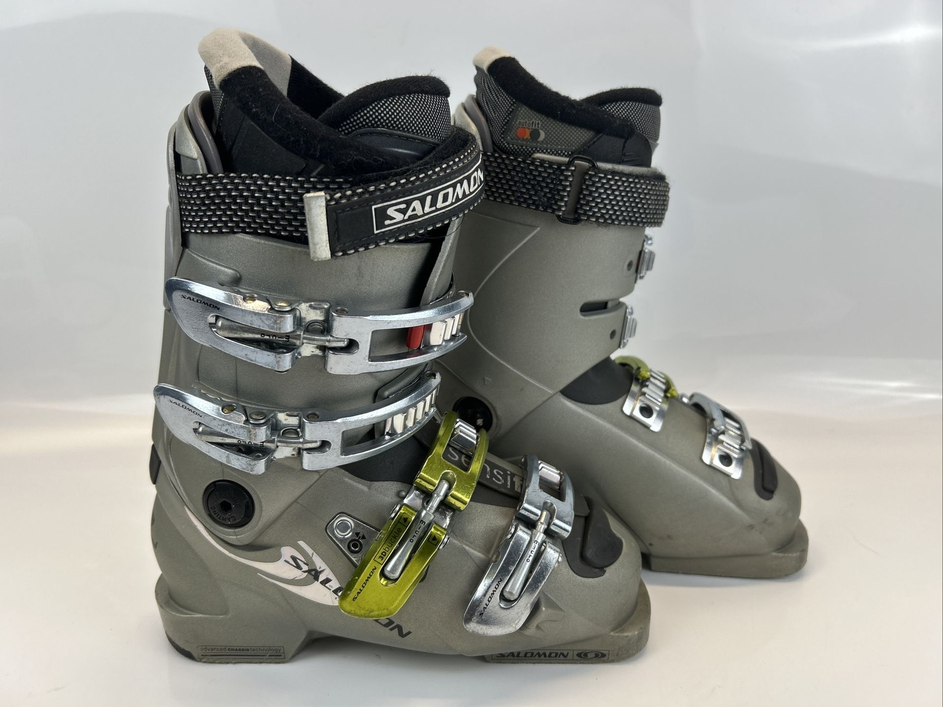 Salomon Xwave 7.0 Sensifit Ski Boots Men Size 22-23.5 Gray