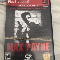 Max Payne Ps2 Game
