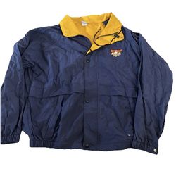 Vintage Ford Student Auto Skill Jacket Windbreaker Mens XL Embroidered Adult