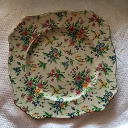 Wright Tyndale & Van Roden Cake Plate: Philadelphia