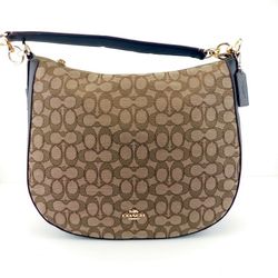 New COACH Large Signature C Logo Hobo Shoulder Bag