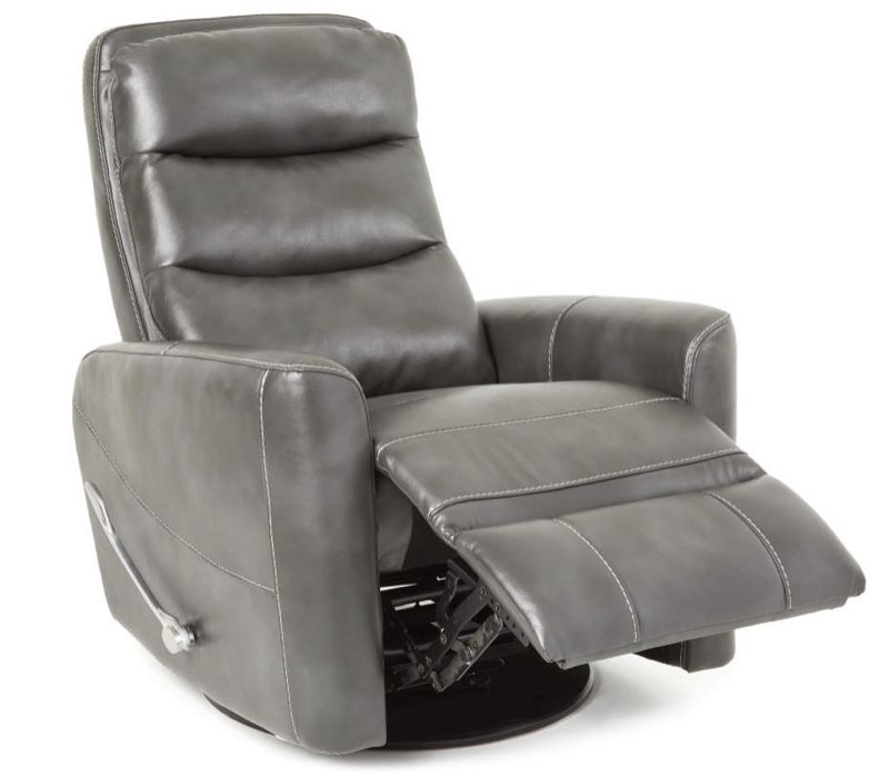 Somerset Leather Swivel Glider Recliner By Broyhill for Sale in Middle