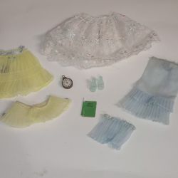 Vintage Barbie Floral Petticoat, Sweet Dreams, and Fashion Undergarments 