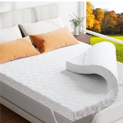 Mattress Topper - 3 Inch Gel Mattress Pad for Pressure Relief, Premium Soft Cooling Sleep Bed Topper