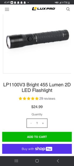 Luxpro 455 Lummens Flashlights