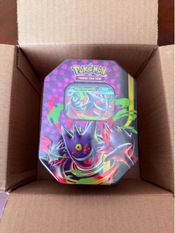 NEW Pokemon TCG Mega Moonlit Tin Gengar Sealed
