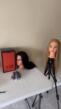 Mannequin Heads tripod and table clamps