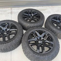  20 Inch Black High Gloss Wheels And Tires