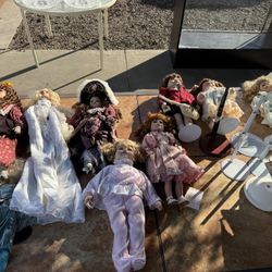 Porcelain Dolls $25 Each