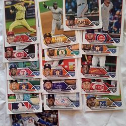 Assorted Baseball Cards ,New 2016/24 