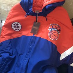 New York Knicks Mitchell And Ness Coat