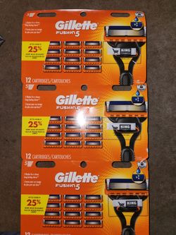 Gillette fusion cartridges 24 ct.
