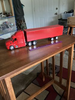 Red Semi Truck 