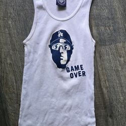 Vintage Los Angeles Dodgers Eric Gagne Made in the USA Women's Tank Top Size L