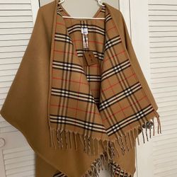 Burberry Shawl Poncho 