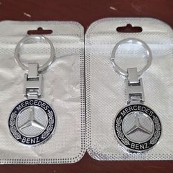 Mercedes Benz Keychain Key Ring Black Or Blue All Other Pics Sold Separately SHIPPING AVAILABLE