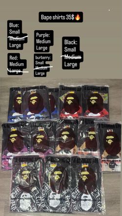 Bape shirts