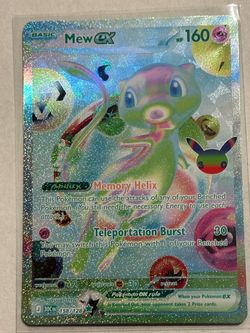 Pokemon 30th Anniversary TCG Mew ex “Future Mew” FUR 158/128  Full Art English