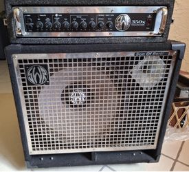 SWR bass amp, speaker cab, case - $350