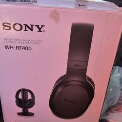 Sony Wireless Headphones Black 