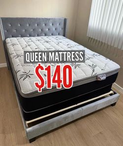 New Queen mattress only $140