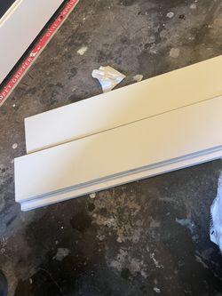 Primed White MDF Baseboards 12ft  x4