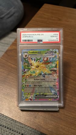 Leafeon Ex PSA 10