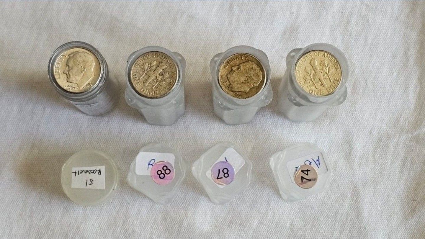 Roll Of 90% Silver Roosevelt Dimes