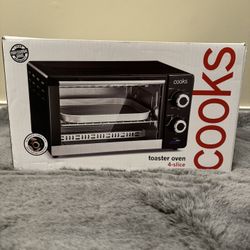 New Cooks Toaster Oven 4-slice