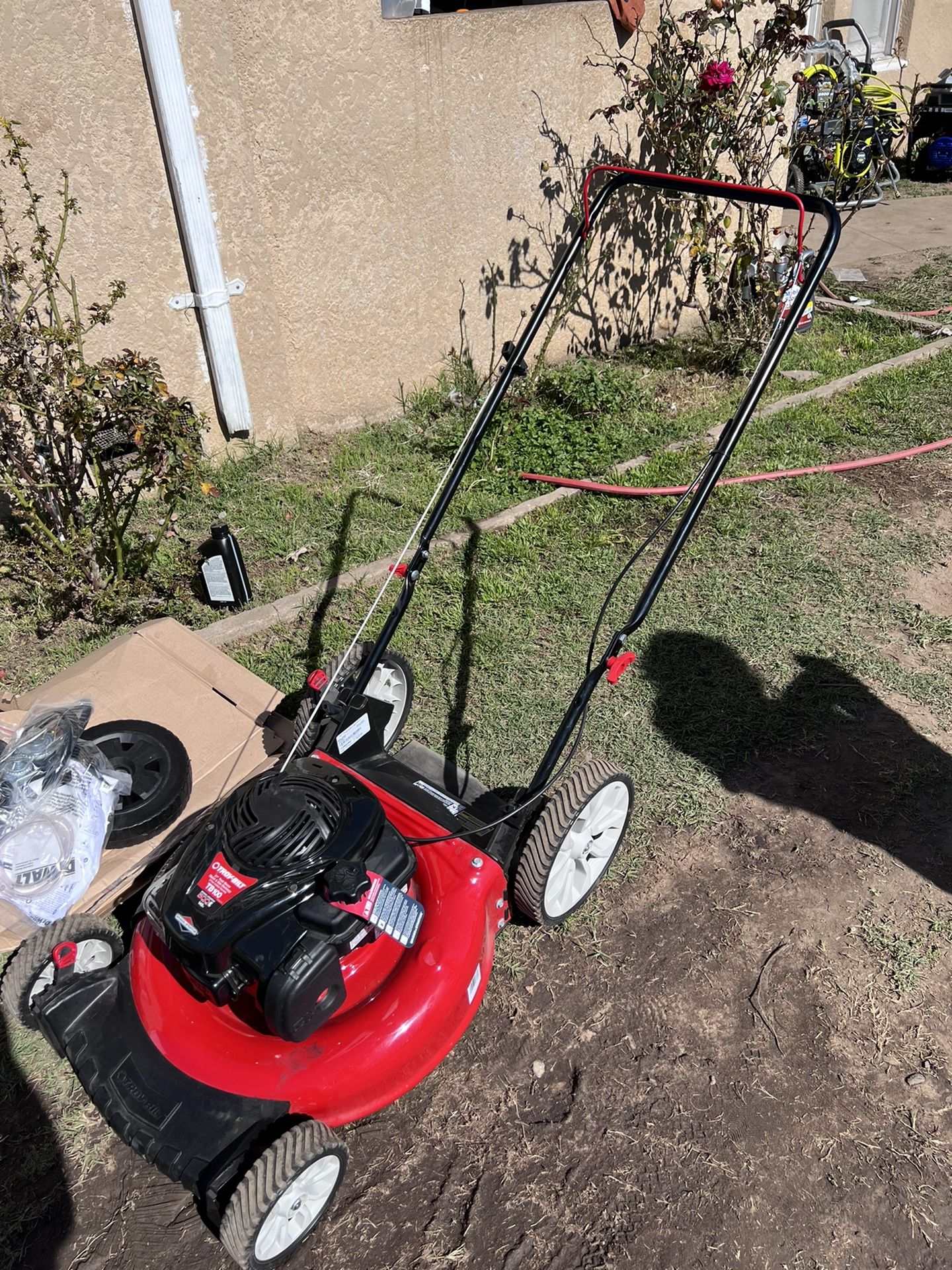 Troy Bilt 22 140 cc Gas Walk Behind String Trimmer Mower