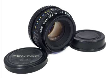 MINT SMC Pentax-A 50mm f/2 Camera Lens