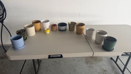 Assorted Small Plant Pots