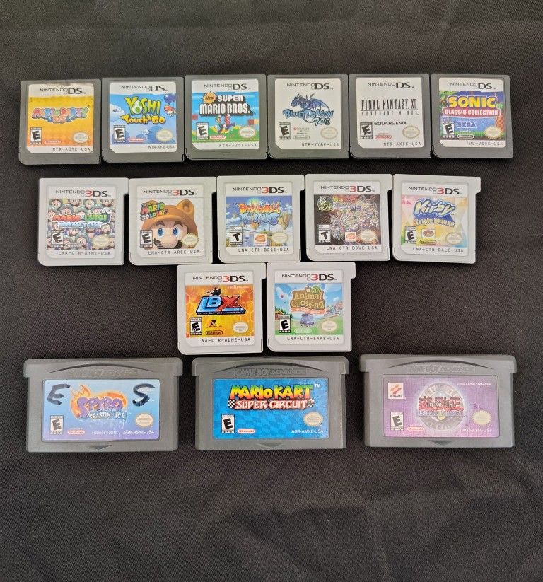 Nintendo Game Cartridges
