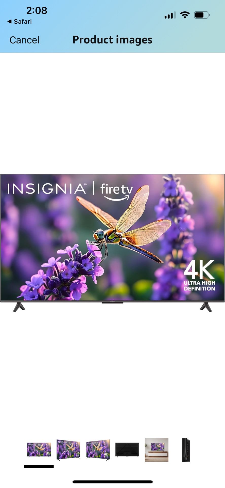 Insignia 65’ TV 