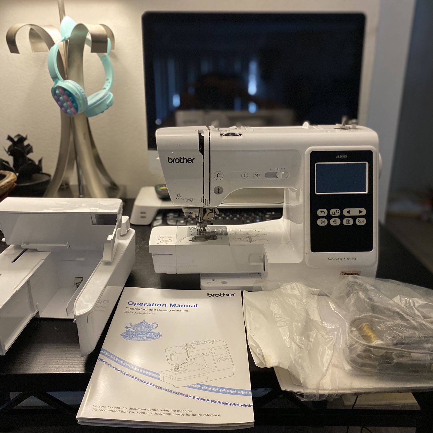 Embroidery with Brother LB5000 