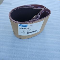 NORTON BELT 6"×48" 5PC 80 GRIT