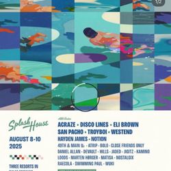 Splash House Sunday Ticket (2)