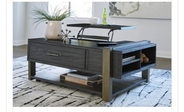 New Coffee Table With End Tables...tables Have Plug Station