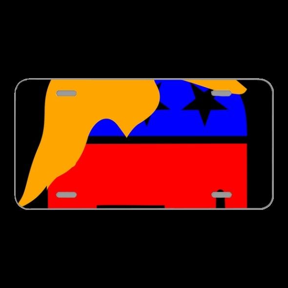 License Plate Novelty Car Front Celebrity Donald Trump Gop Famous