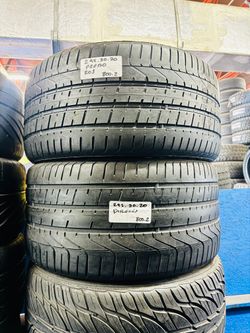 💰 Best deals are ca$h in person 2 USED TIRES 295/30ZR20 PIRELLI PZERO R01 MAX PERFORMANCE 295/30R20 SPORTCARS SUMMER PERFORMANCE 295 30 20