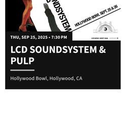 LCD Soundsystem and Pulp