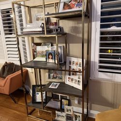 Gold Open Shelves