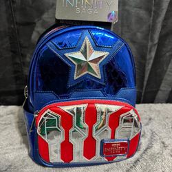 Brand New Loungefly Captain America  Backpack 