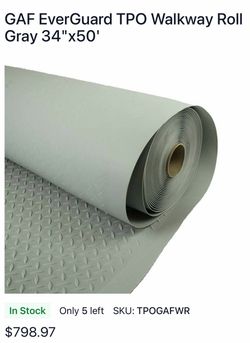 2 ROLLS OF WALK PAD TPO GAF